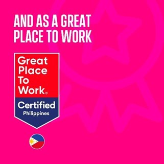 And as a great place to work